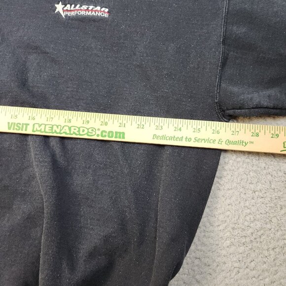 Allstar Performance Race Car Parts Sweatshirt Mens Extra Large Black Embroidered - Picture 6 of 8